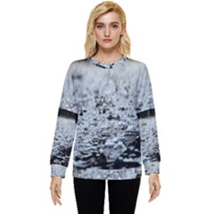  Rain Drops Water Liquid  Hidden Pocket Sweatshirt by artworkshop