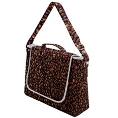 Coffee Beans Food Texture Box Up Messenger Bag by artworkshop