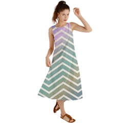 Zigzag-maves Summer Maxi Dress by nateshop