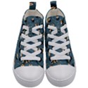 Sushi Pattern Kids  Mid-Top Canvas Sneakers View1