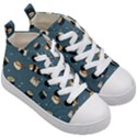 Sushi Pattern Kids  Mid-Top Canvas Sneakers View3