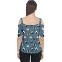 Sushi Pattern Cutout Shoulder Tee View2