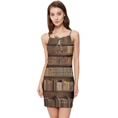 Books Bookcase Old Books Historical Summer Tie Front Dress by Amaryn4rt