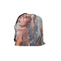 woman with flowers Drawstring Pouch (Medium) View2