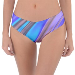 Wave Abstract Texture Design Reversible Classic Bikini Bottoms by Amaryn4rt