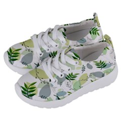 Leaves Foliage Pattern Abstract Kids  Lightweight Sports Shoes by Amaryn4rt