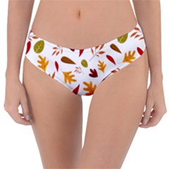 Leaves Fall Autum Colors Season Reversible Classic Bikini Bottoms by Amaryn4rt