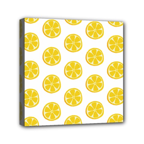 Fruit Food Juicy Organic Yellow Mini Canvas 6  X 6  (stretched) by Wegoenart