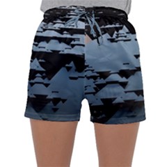 Illustration Background Pattern Modernart Sleepwear Shorts by Wegoenart
