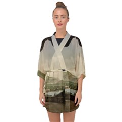 Ponale Road, Garda, Italy  Half Sleeve Chiffon Kimono by ConteMonfrey