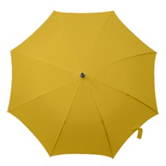 Geometric-pattern-yellow Hook Handle Umbrellas (small) by nateshop