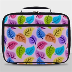 Pattern Illustration Background Abstract Leaves To Dye Full Print Lunch Bag by Wegoenart
