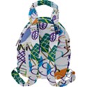 Abstract Pattern Travel Backpacks View2