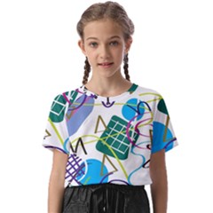 Abstract Pattern Kids  Basic Tee by Wegoenart