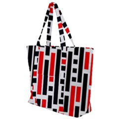 Illustration Background Geometric Pattern Zip Up Canvas Bag by Wegoenart