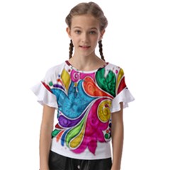 Im Fourth Dimension Colour 30 Kids  Cut Out Flutter Sleeves by imanmulyana