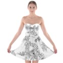 IM Fourth Dimension Black White 34 Strapless Bra Top Dress View1