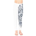 IM Fourth Dimension Black White 36 Kids  Leggings View1