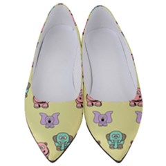 Illustration Animals Pastel Children Colorful Women s Low Heels by Wegoenart