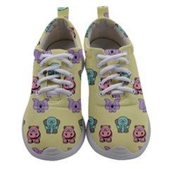 Illustration Animals Pastel Children Colorful Athletic Shoes by Wegoenart