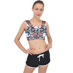 Im Fourth Dimension Colour 60 V-back Sports Bra by imanmulyana