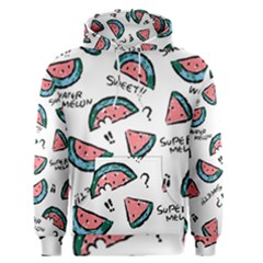 Illustration Watermelon Fruit Sweet Slicee Men s Core Hoodie by Sudhe