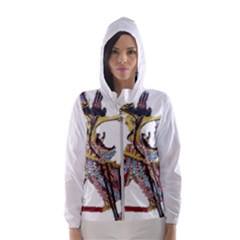 Im Fourth Dimension Abimanyu Women s Hooded Windbreaker by imanmulyana