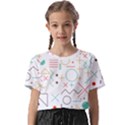 Mathematics Geometry Geometric Shape Euclidean Pattern Kids  Basic Tee View1