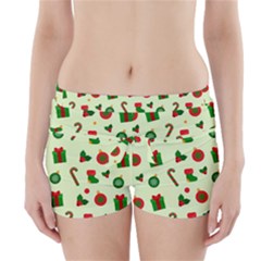 Illustration Festive Background Holiday Background Boyleg Bikini Wrap Bottoms by Amaryn4rt