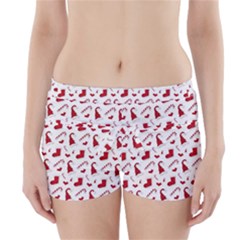 Christmas Template Advent Cap Boyleg Bikini Wrap Bottoms by Amaryn4rt