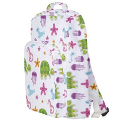 Turtles Animals Sea Life Double Compartment Backpack by Amaryn4rt