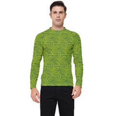 Oak Tree Nature Ongoing Pattern Men s Long Sleeve Rash Guard by Mariart