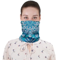 Mandala Blue Face Covering Bandana (adult) by zappwaits