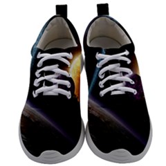 Planets In Space Mens Athletic Shoes by Sapixe