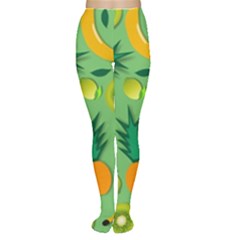 Fruit Tropical Pattern Design Art Tights by danenraven