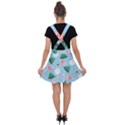 Christmas Sweets Snowman Background Velvet Suspender Skater Skirt View2