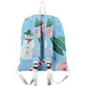 Christmas Sweets Snowman Background Giant Full Print Backpack View2