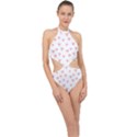 Small Cute Hearts Halter Side Cut Swimsuit View1