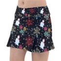 Illustration Xmas Christmas Thanks Giving Pattern Classic Tennis Skirt View1