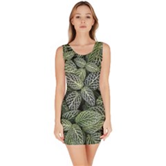 Leaves Foliage Botany Plant Bodycon Dress by Ravend