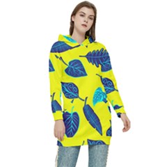 Sheets Pattern Picture Detail Women s Long Oversized Pullover Hoodie by Ravend