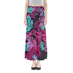 Illustration Sheets Drawing Reason Pattern Full Length Maxi Skirt by Ravend