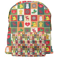 Xmas Christmas Pattern Giant Full Print Backpack by danenraven