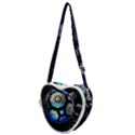 Illustration Tech Galaxy Robot Bot Science Heart Shoulder Bag View1