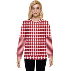 Red Pattern Seamless Texture Background Hidden Pocket Sweatshirt by artworkshop