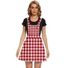 Red Pattern Seamless Texture Background Apron Dress by artworkshop