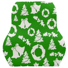 Green Card Christmas December4 Car Seat Back Cushion  by artworkshop