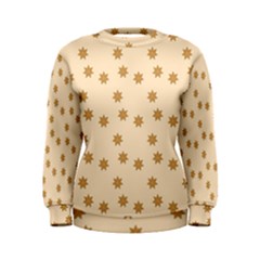 Gingerbread Star Women s Sweatshirt by artworkshop