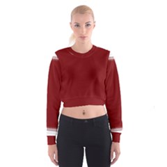 Christmas Red Graphic Cropped Sweatshirt by artworkshop