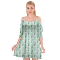 Cuteness Overload Of Cactus!  Cutout Spaghetti Strap Chiffon Dress by ConteMonfrey